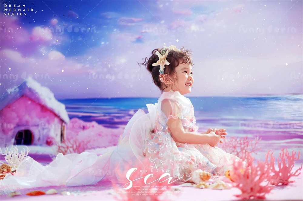 芳妮豆丁儿童摄影 童梦海滩