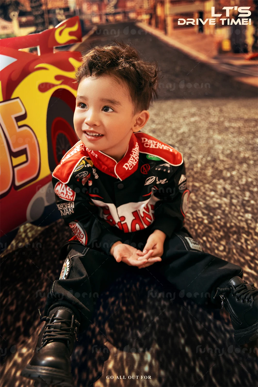 芳妮豆丁儿童摄影 赛车总动员