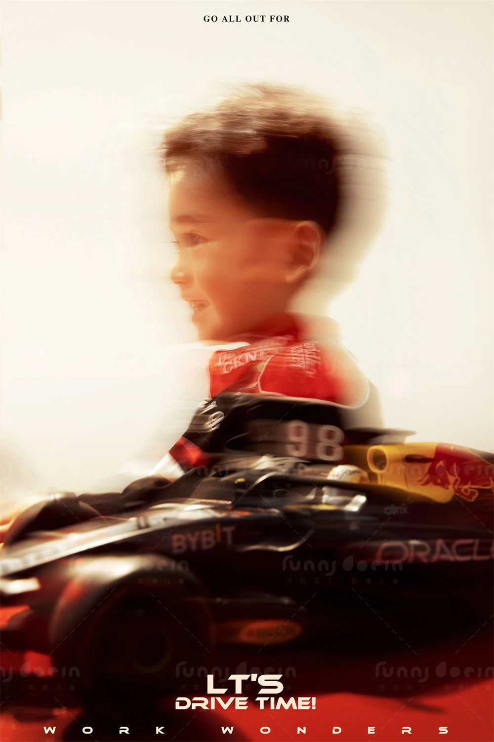 芳妮豆丁儿童摄影 赛车总动员