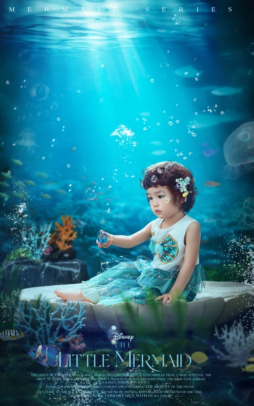 芳妮豆丁儿童摄影 海的女儿