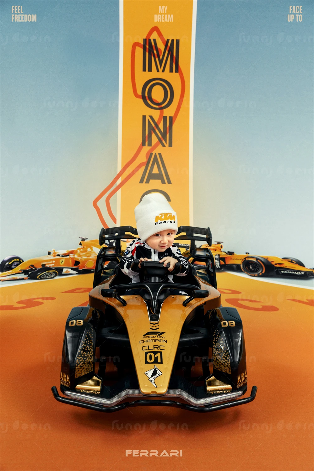 芳妮豆丁儿童摄影 风驰电掣