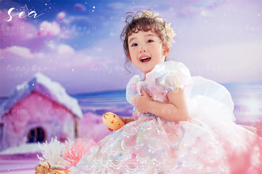 芳妮豆丁儿童摄影 童梦海滩