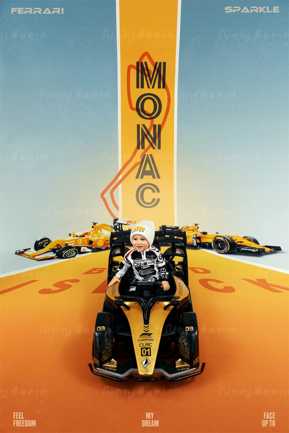 芳妮豆丁儿童摄影 风驰电掣