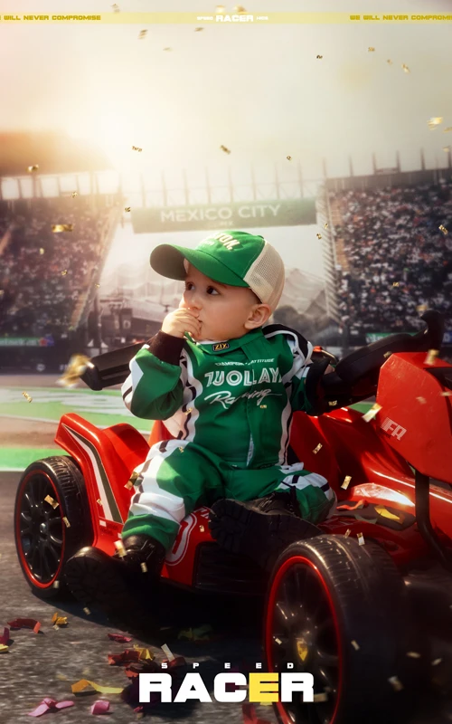 芳妮豆丁儿童摄影 飞驰人生