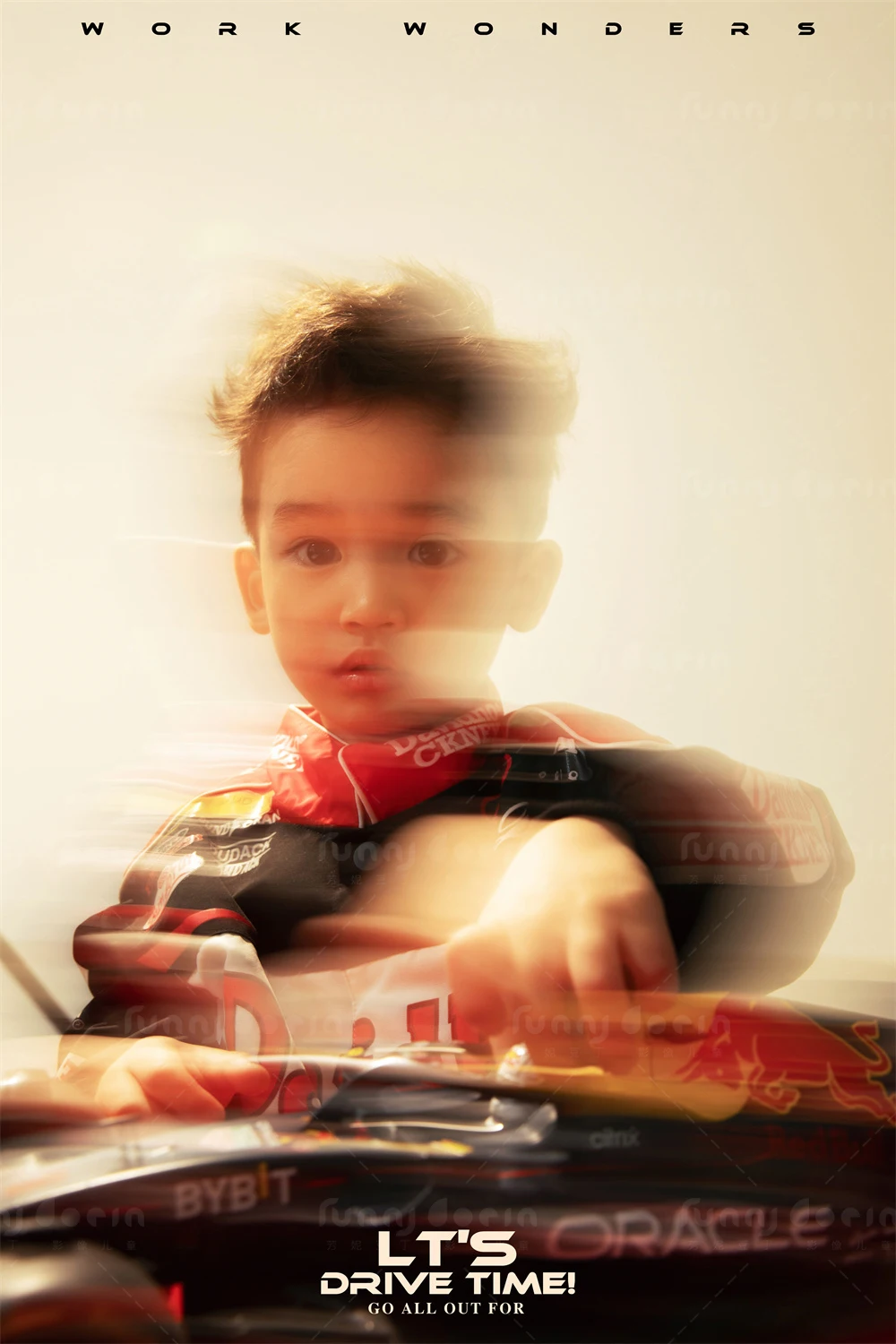 芳妮豆丁儿童摄影 赛车总动员