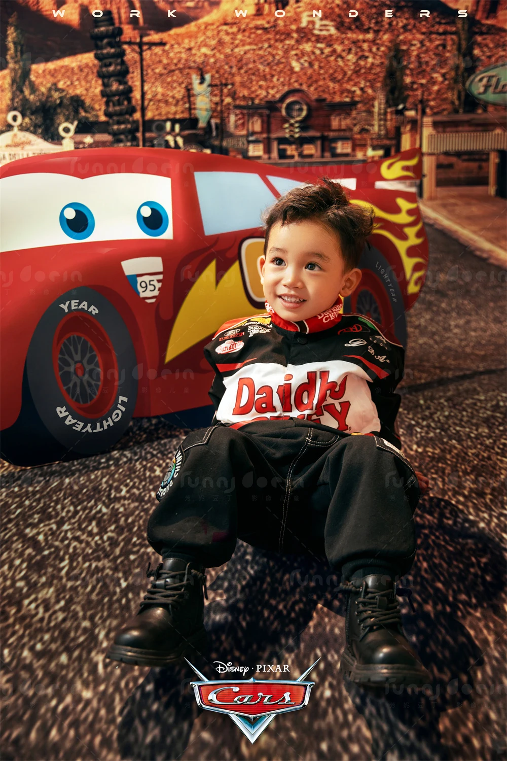 芳妮豆丁儿童摄影 赛车总动员