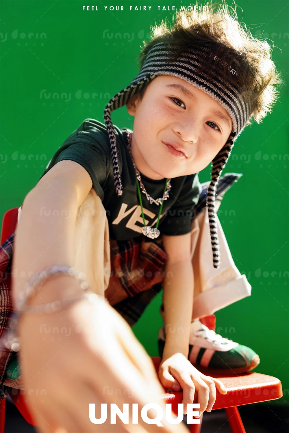 芳妮豆丁儿童摄影 潮野酷boy