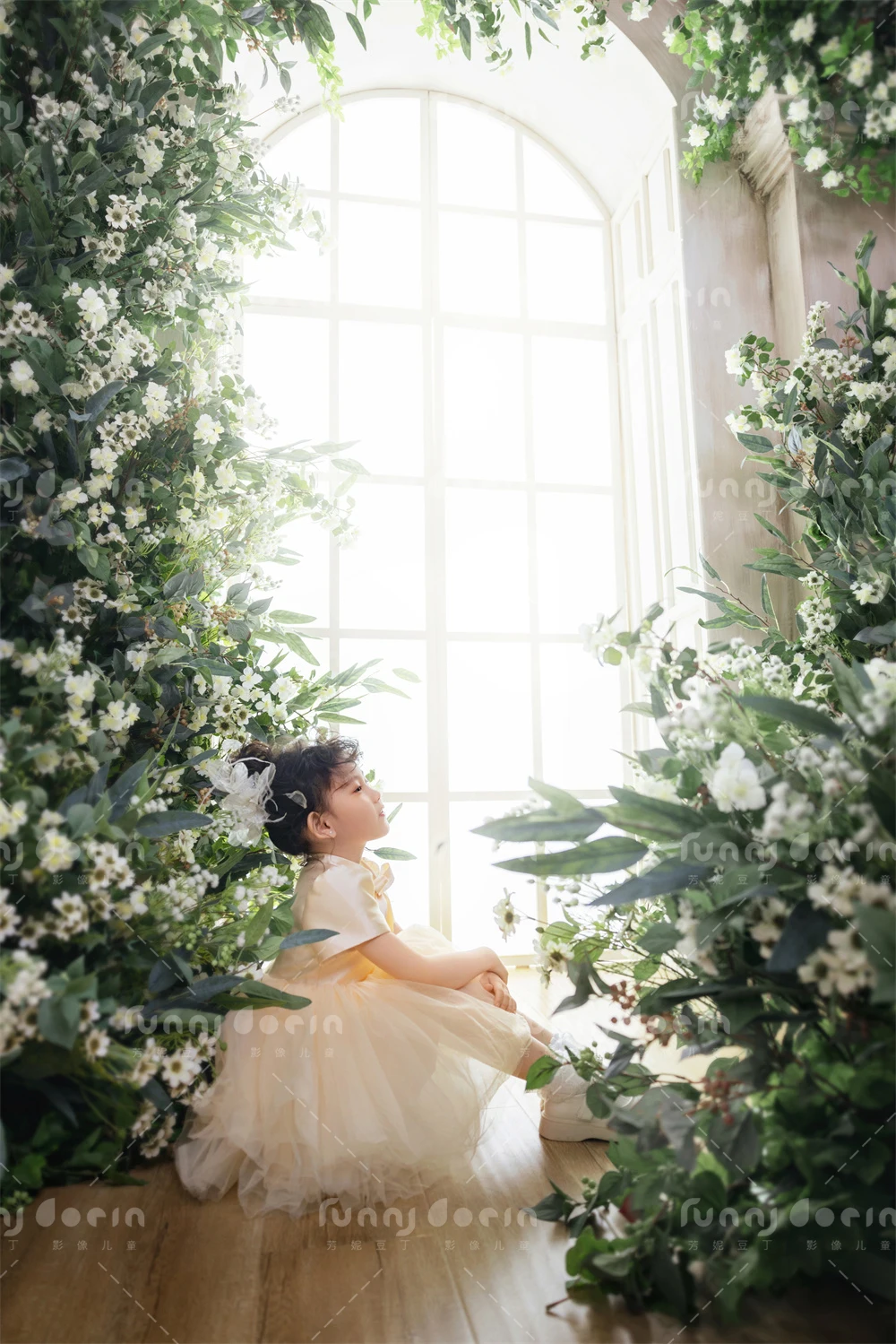 芳妮豆丁儿童摄影 莫奈花房