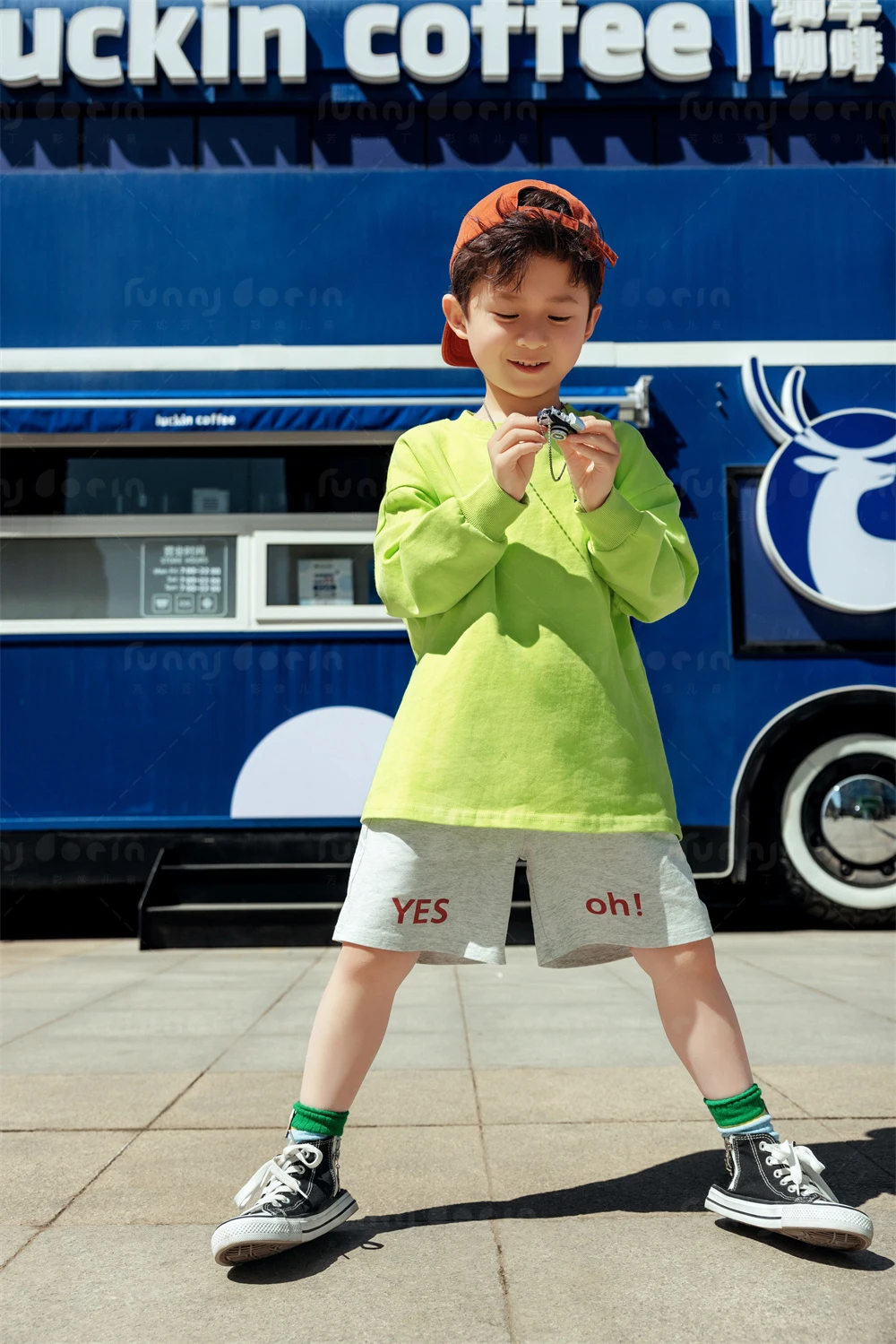 芳妮豆丁儿童摄影 城市律动