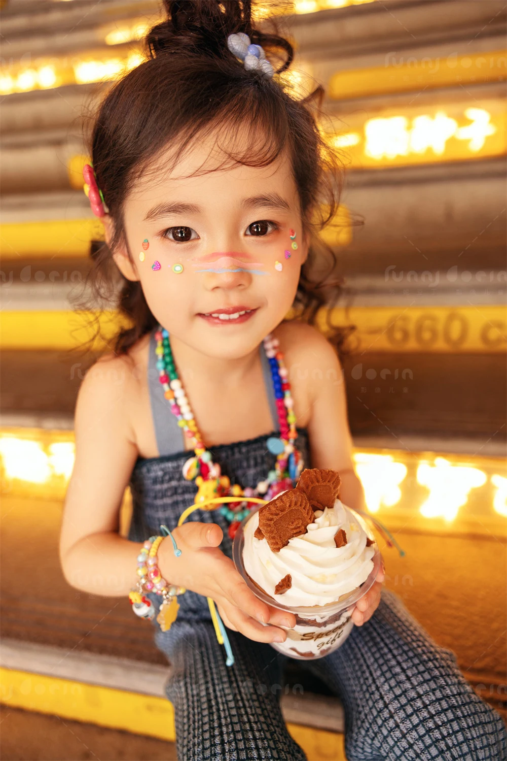 芳妮豆丁儿童摄影 梦想五线谱