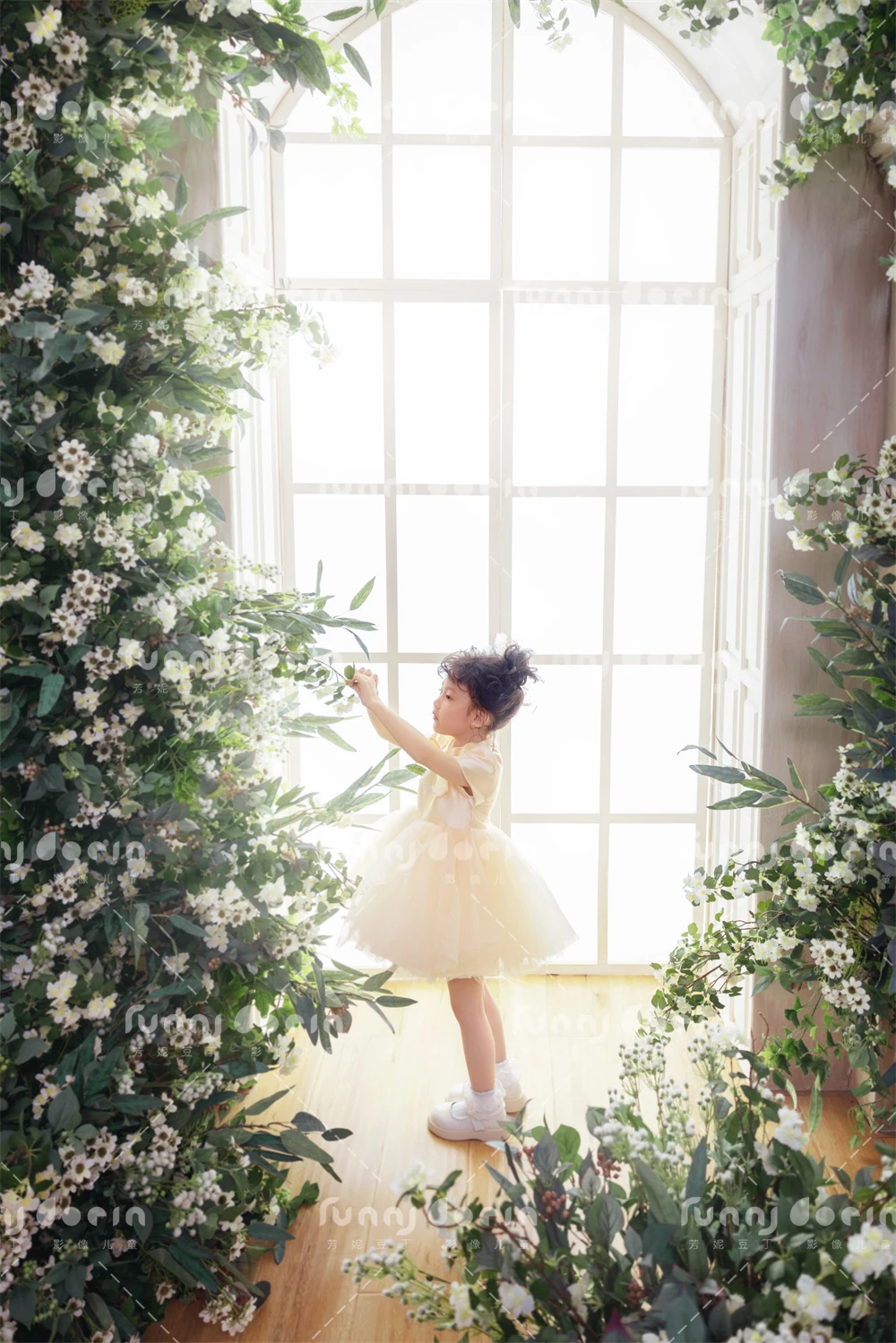 芳妮豆丁儿童摄影 莫奈花房