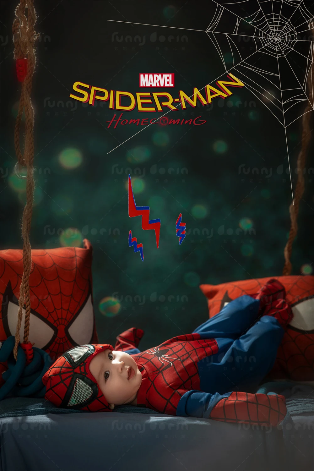 芳妮豆丁儿童摄影 蜘蛛侠
