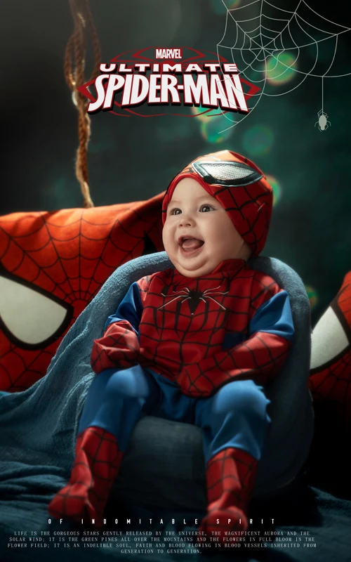 芳妮豆丁儿童摄影 蜘蛛侠