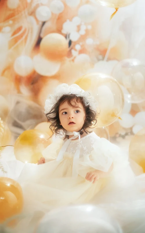 芳妮豆丁儿童摄影 气球童话