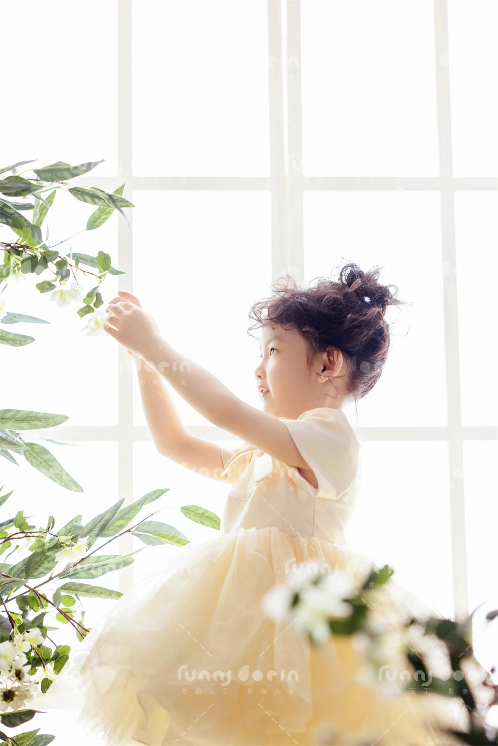 芳妮豆丁儿童摄影 莫奈花房