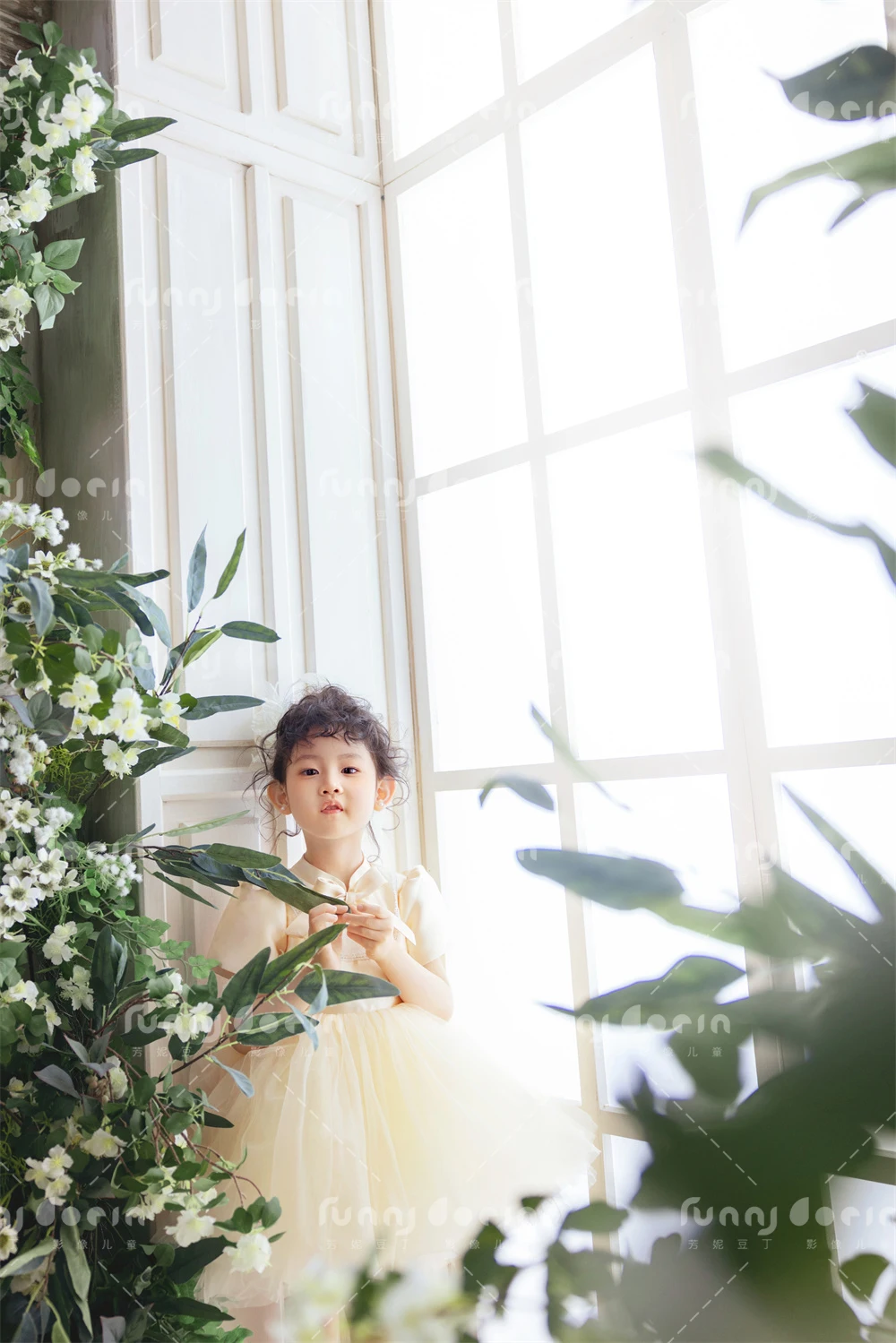 芳妮豆丁儿童摄影 莫奈花房