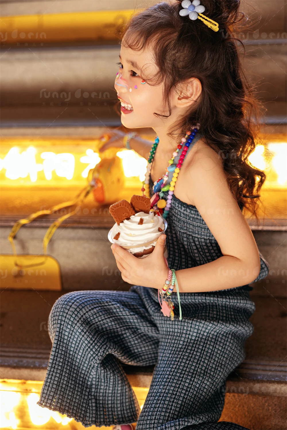 芳妮豆丁儿童摄影 梦想五线谱