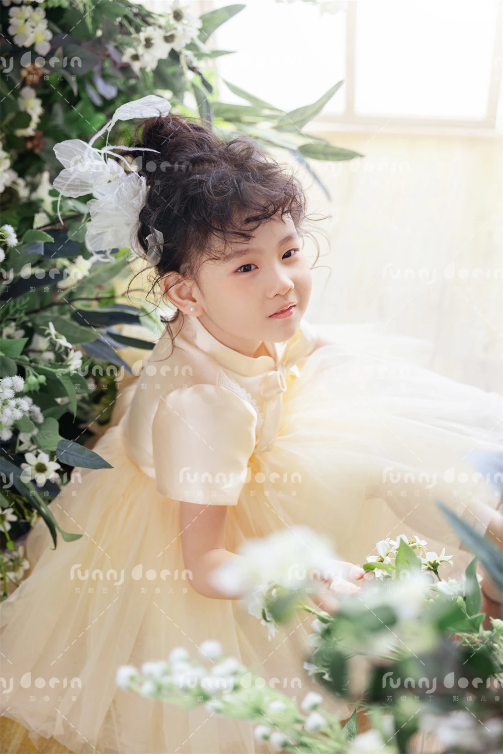 芳妮豆丁儿童摄影 莫奈花房