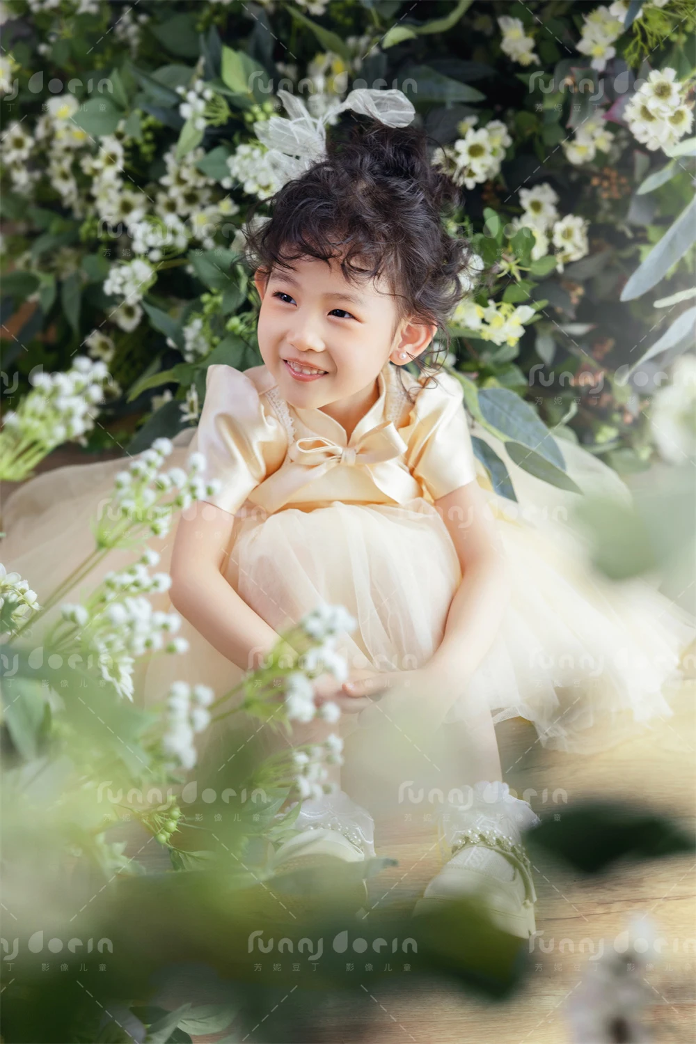 芳妮豆丁儿童摄影 莫奈花房