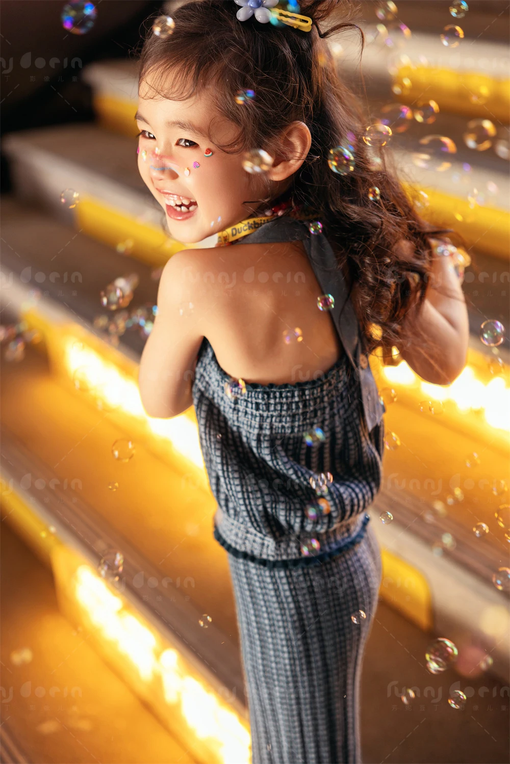 芳妮豆丁儿童摄影 梦想五线谱