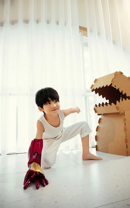 芳妮豆丁儿童摄影 趣味小飞龙