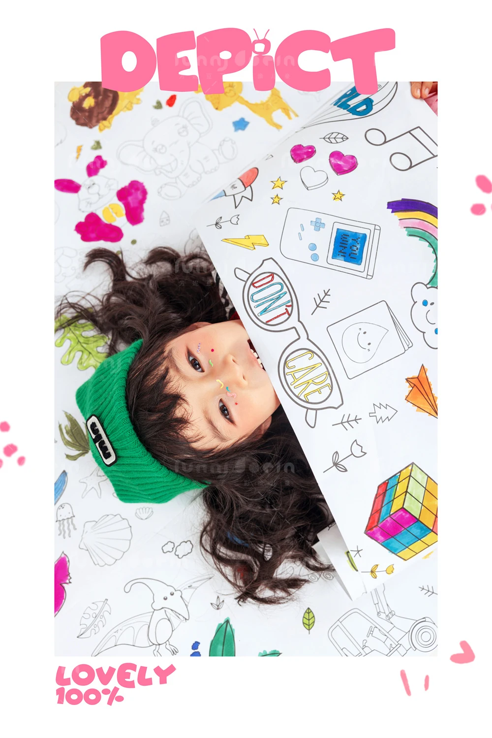 芳妮豆丁儿童摄影 涂鸦甜心