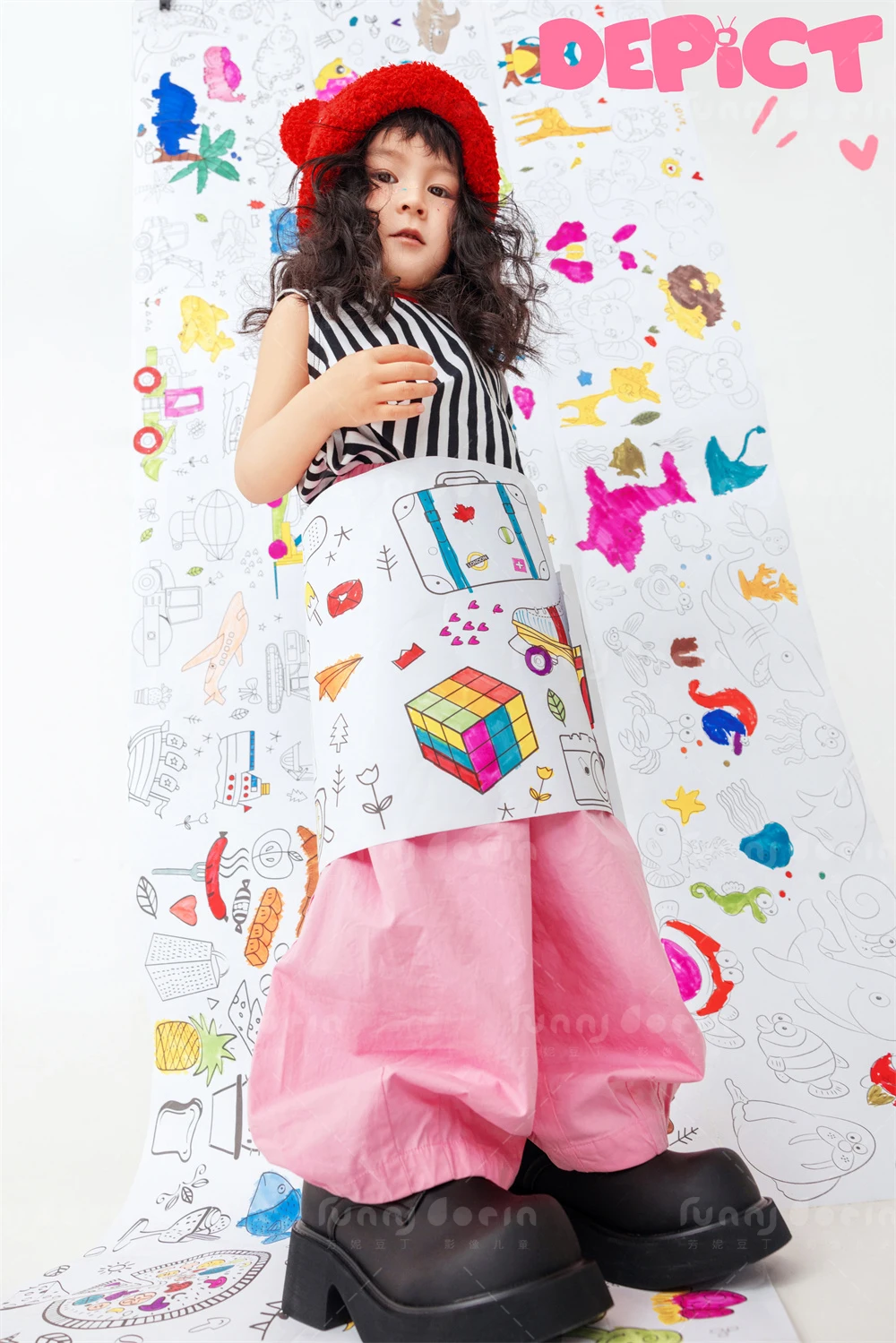 芳妮豆丁儿童摄影 涂鸦甜心