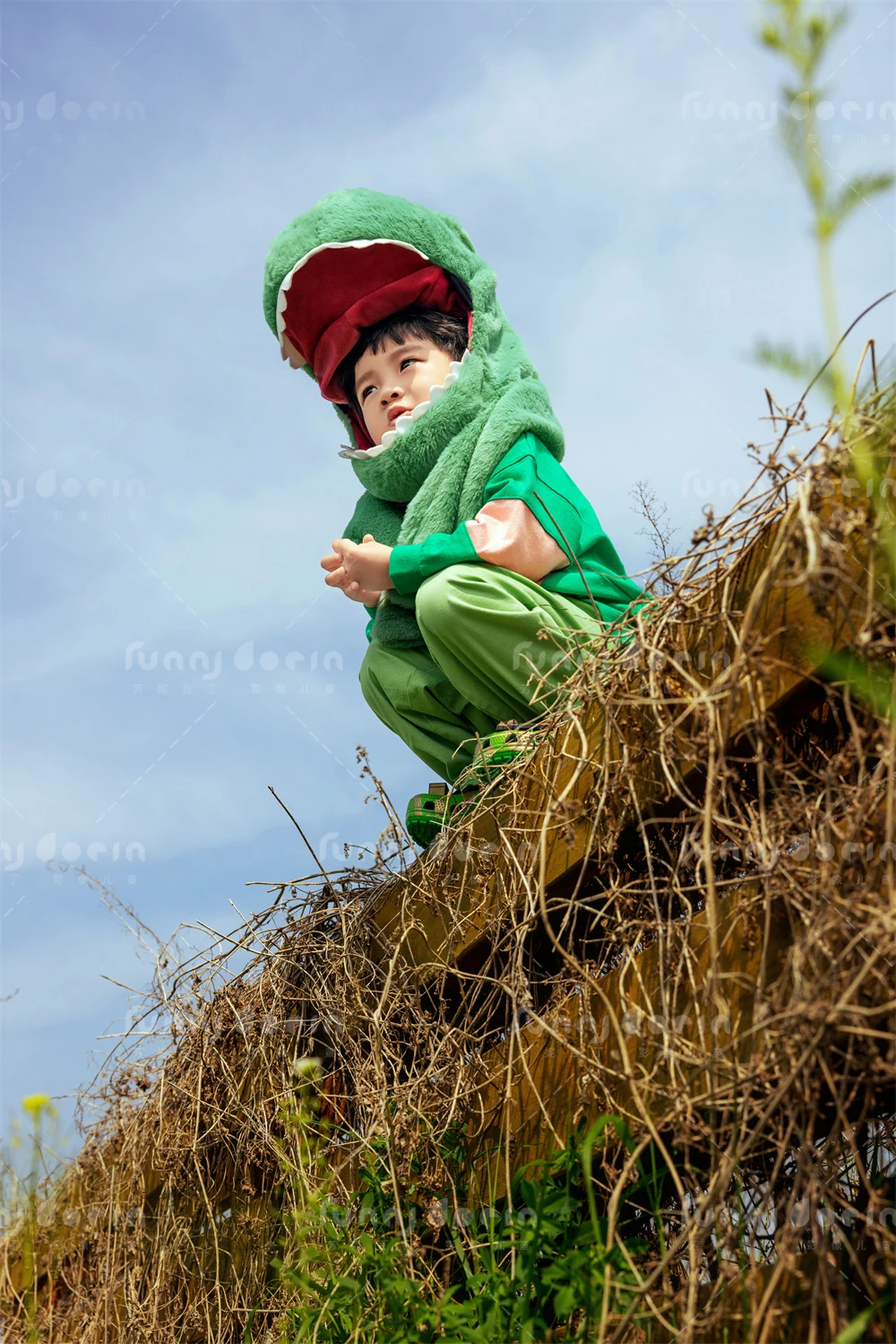 芳妮豆丁儿童摄影 远赴春山