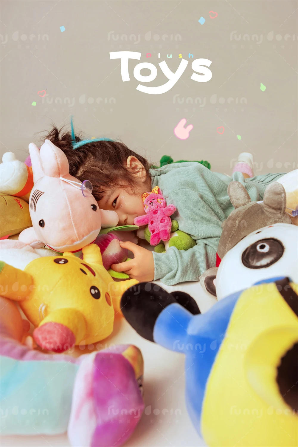 芳妮豆丁儿童摄影 彩虹萌仔