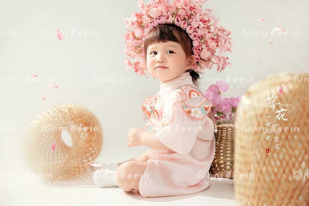 芳妮豆丁儿童摄影 簪花&middot;芳华