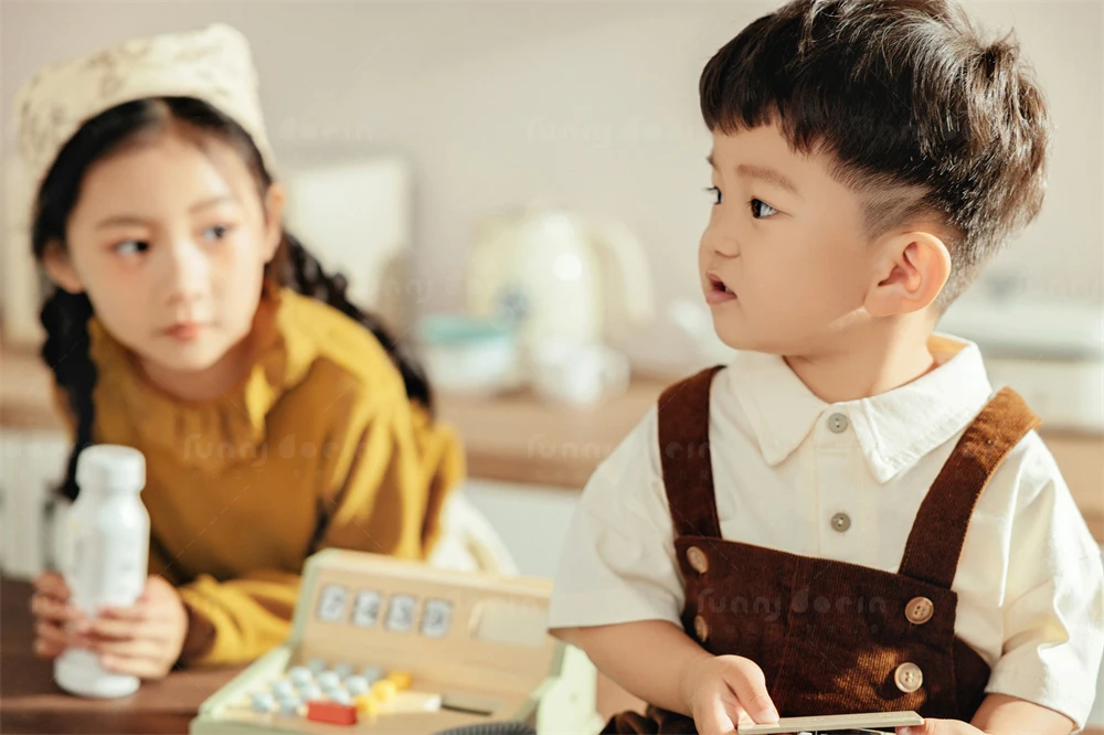 芳妮豆丁儿童摄影 两小无猜