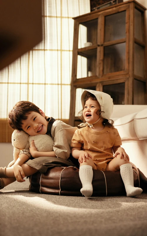 芳妮豆丁儿童摄影 手足情深
