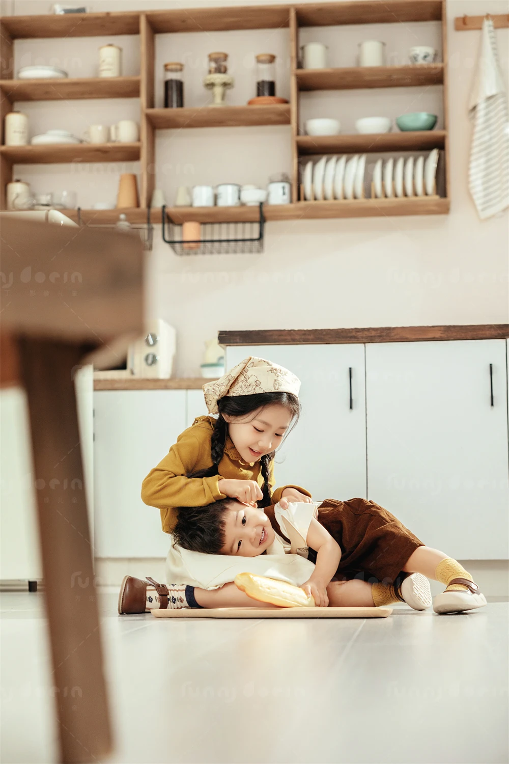 芳妮豆丁儿童摄影 两小无猜