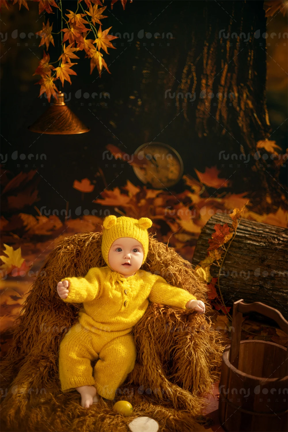 芳妮豆丁儿童摄影 枫叶童话