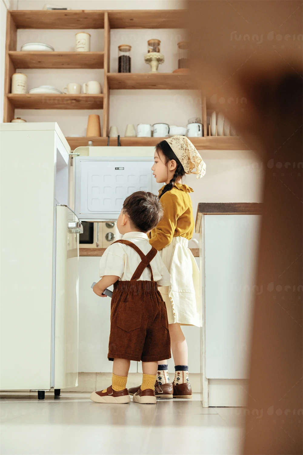 芳妮豆丁儿童摄影 两小无猜