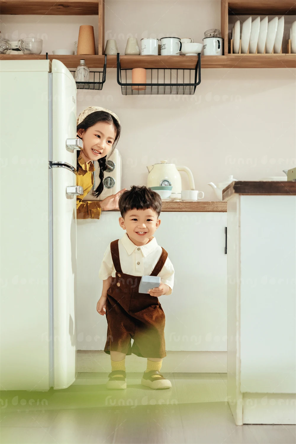 芳妮豆丁儿童摄影 两小无猜