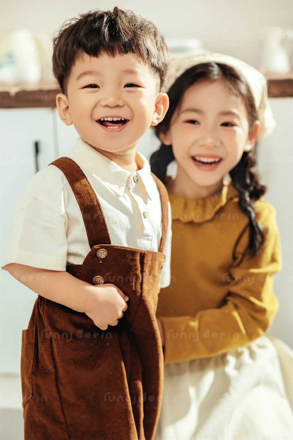 芳妮豆丁儿童摄影 两小无猜