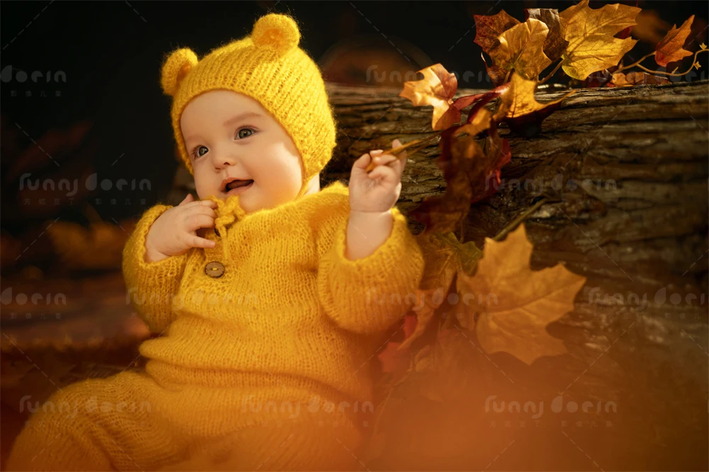芳妮豆丁儿童摄影 枫叶童话