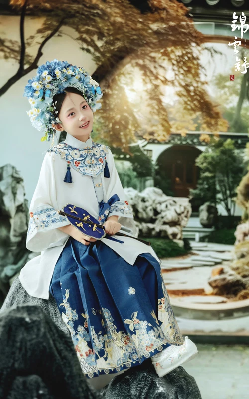 芳妮豆丁儿童摄影 青花国韵