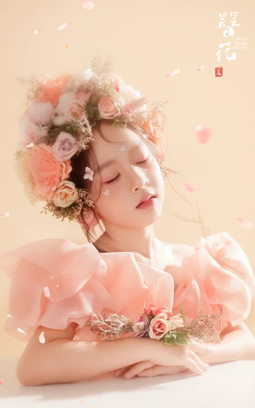 芳妮豆丁儿童摄影 锦绣&middot;簪花