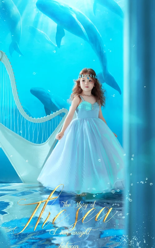 芳妮豆丁儿童摄影 美人鱼