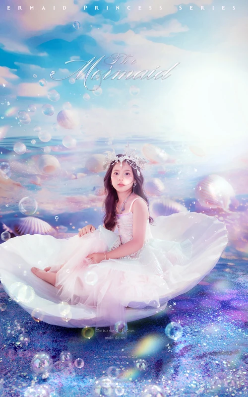 芳妮豆丁儿童摄影 美人鱼