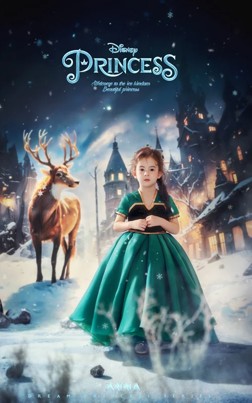 芳妮豆丁儿童摄影 安娜公主