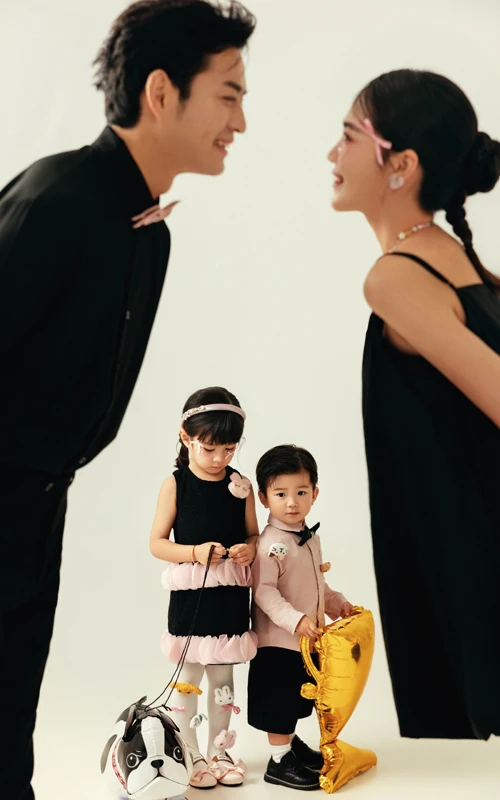 芳妮豆丁儿童摄影 快乐家族