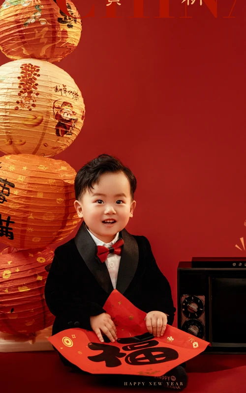 芳妮豆丁儿童摄影 喜贺新春