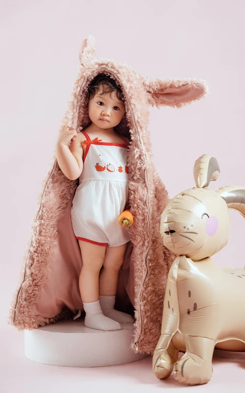 芳妮豆丁儿童摄影 喜事成兔