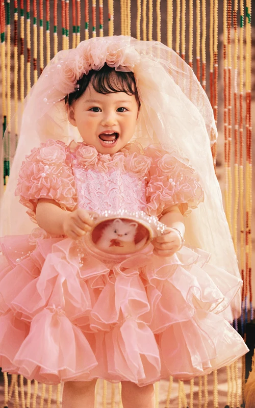 芳妮豆丁儿童摄影 复古画报