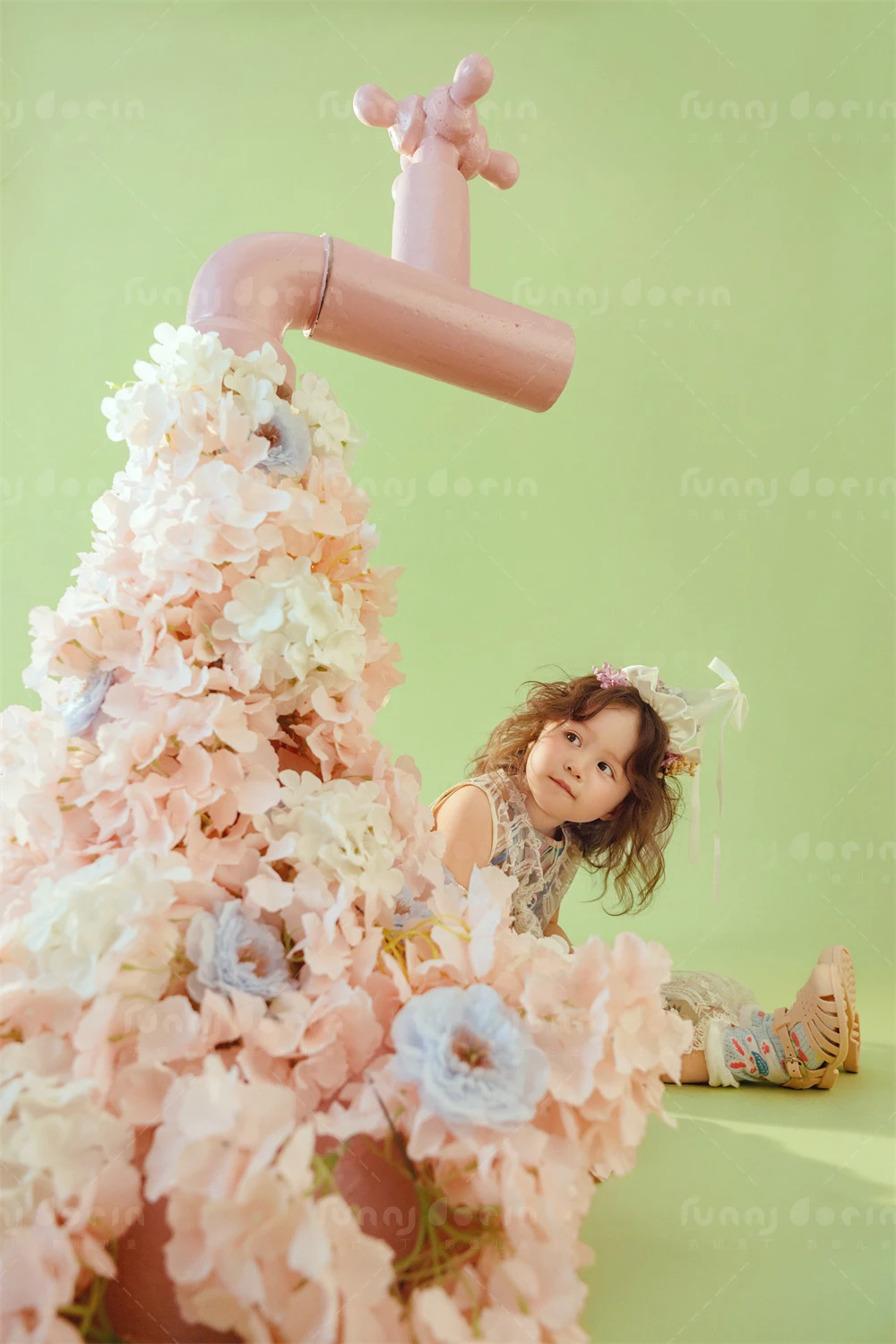 芳妮豆丁儿童摄影 水漾花开