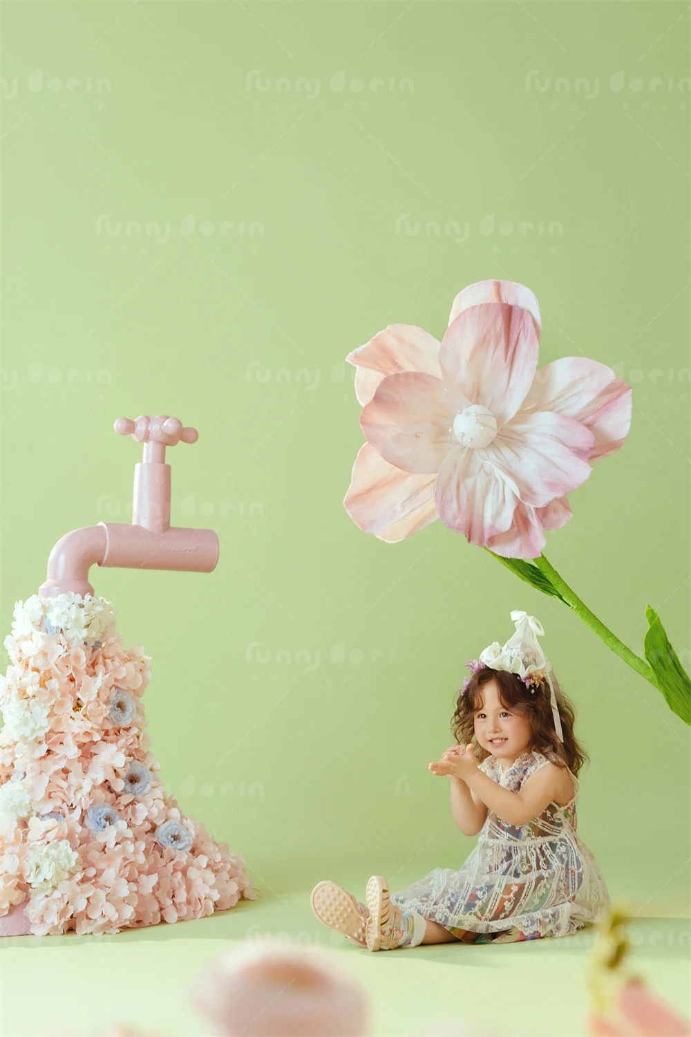 芳妮豆丁儿童摄影 水漾花开