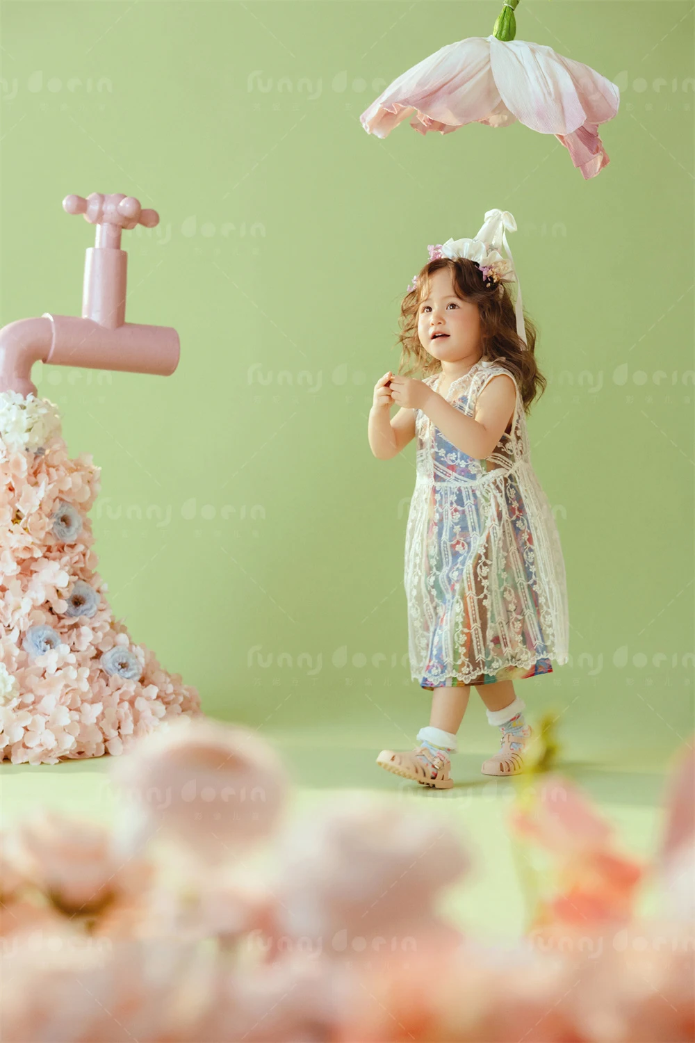 芳妮豆丁儿童摄影 水漾花开